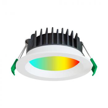 Smart DownLight RGB+CCT 10W IP54 Plastic+Aluminum