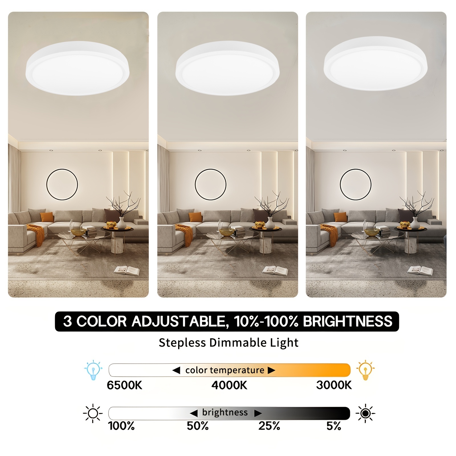 CL07-White Light emitting diode ceiling light 18w ultra-thin round energy saving lamp living room balcony bedroom indoor lighting modern light emitting diode energy saving lamps