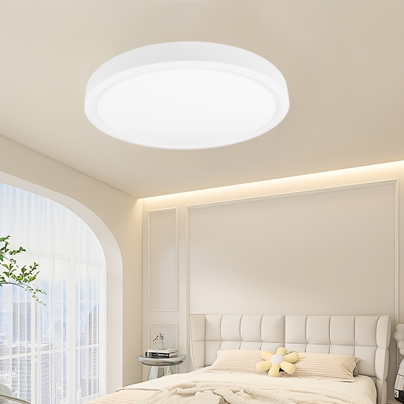 CL04 Light emitting diode ceiling waterproof fog round bathroom living room bedroom home lighting energy saving round flat ceiling light emitting diode light