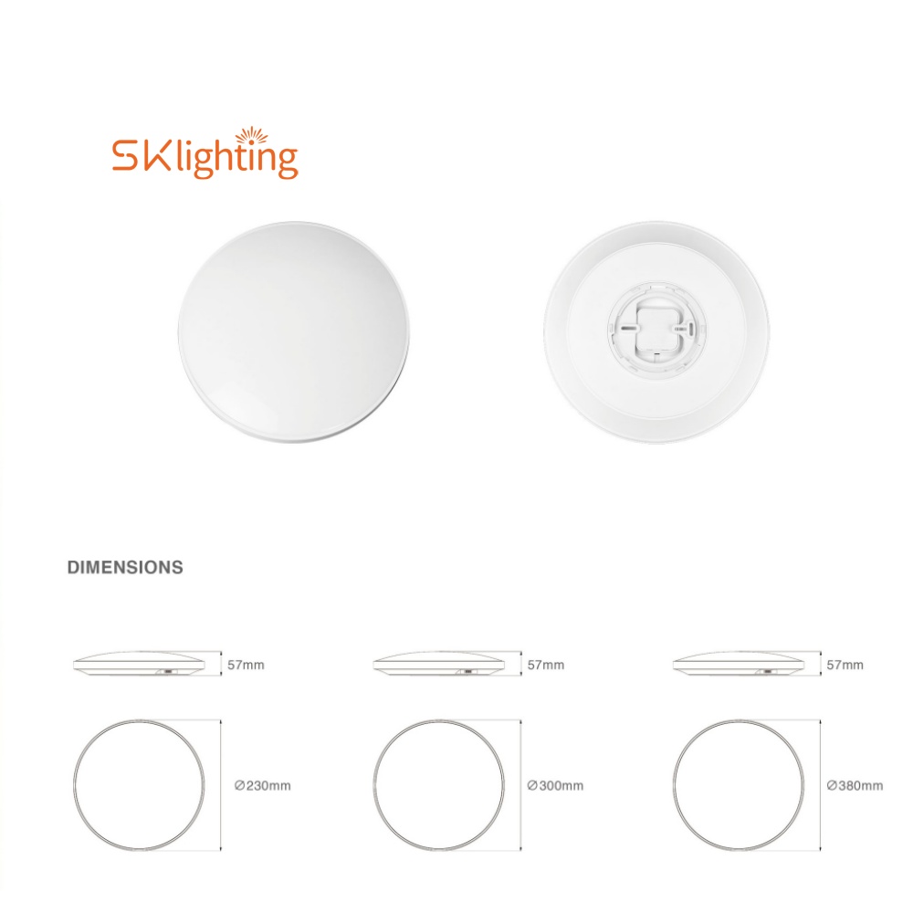 CL07-White Light emitting diode ceiling light 18w ultra-thin round energy saving lamp living room balcony bedroom indoor lighting modern light emitting diode energy saving lamps