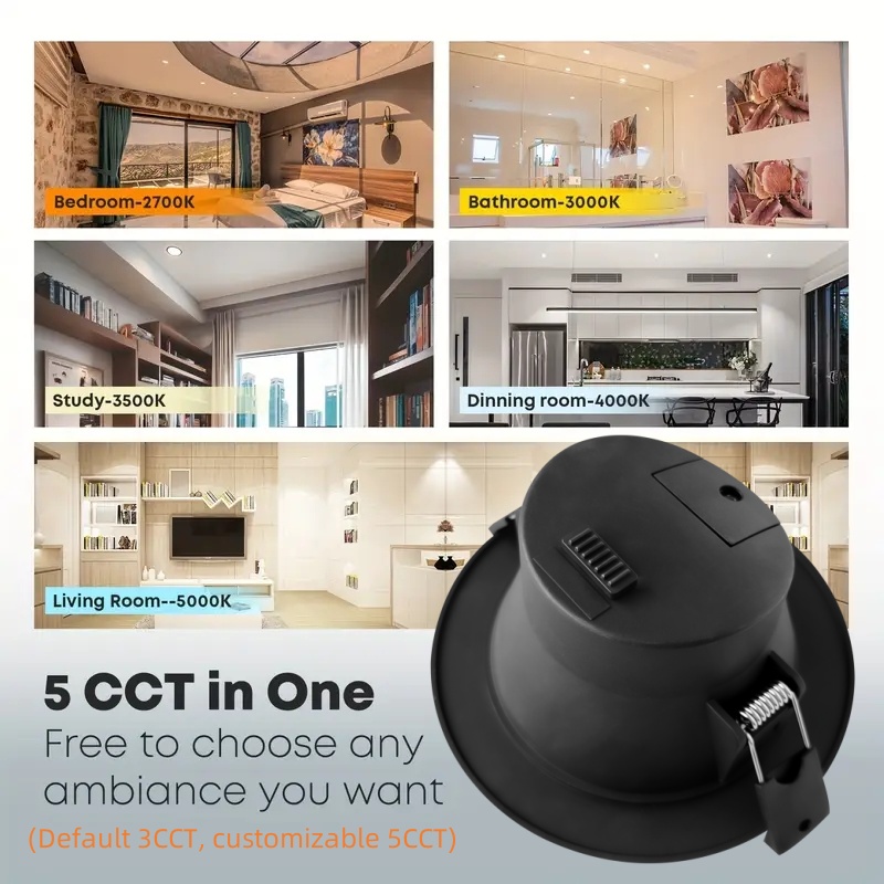 DL01-F black Light emitting diode downlight dimmable SMD round recessed home light outdoor saa black downlight 10w ip44 waterproof aluminum downlight