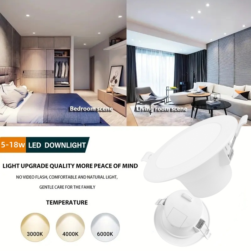 DL01-F Light emitting diode downlight adjustable dimmable 10w IP44 waterproof aluminum spotlight home light light emitting diode ceiling light saa certificate SMD light