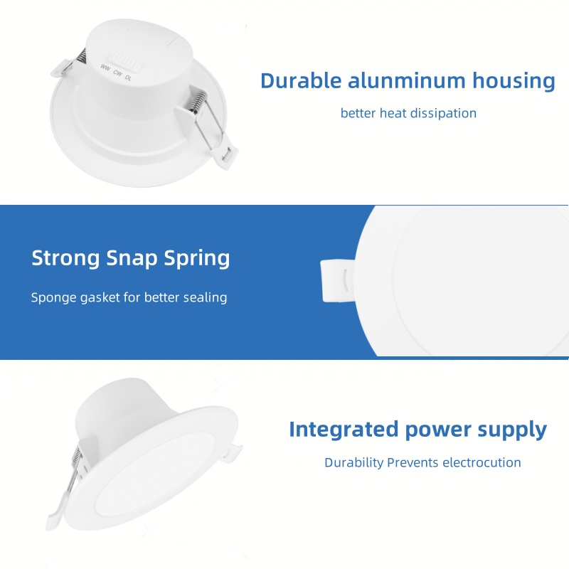 DL01-F Light emitting diode downlight adjustable dimmable 10w IP44 waterproof aluminum spotlight home light light emitting diode ceiling light saa certificate SMD light
