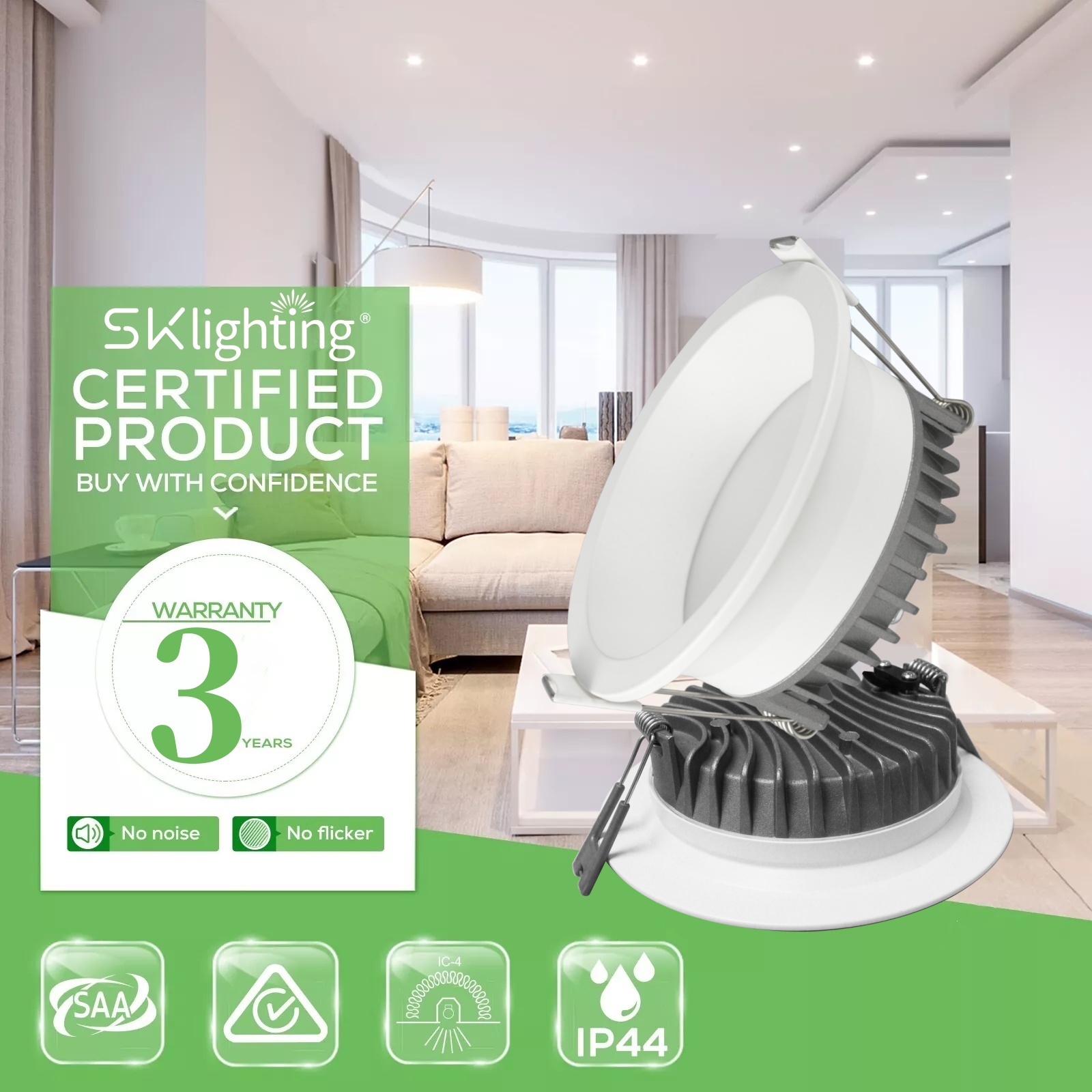 DL06  Light Emitting Diode Downlight Recessed Narrow Edge Anti-Glare Ceiling Downlight Villa Hotel Project Thin Segment Concealed No Main Lighting