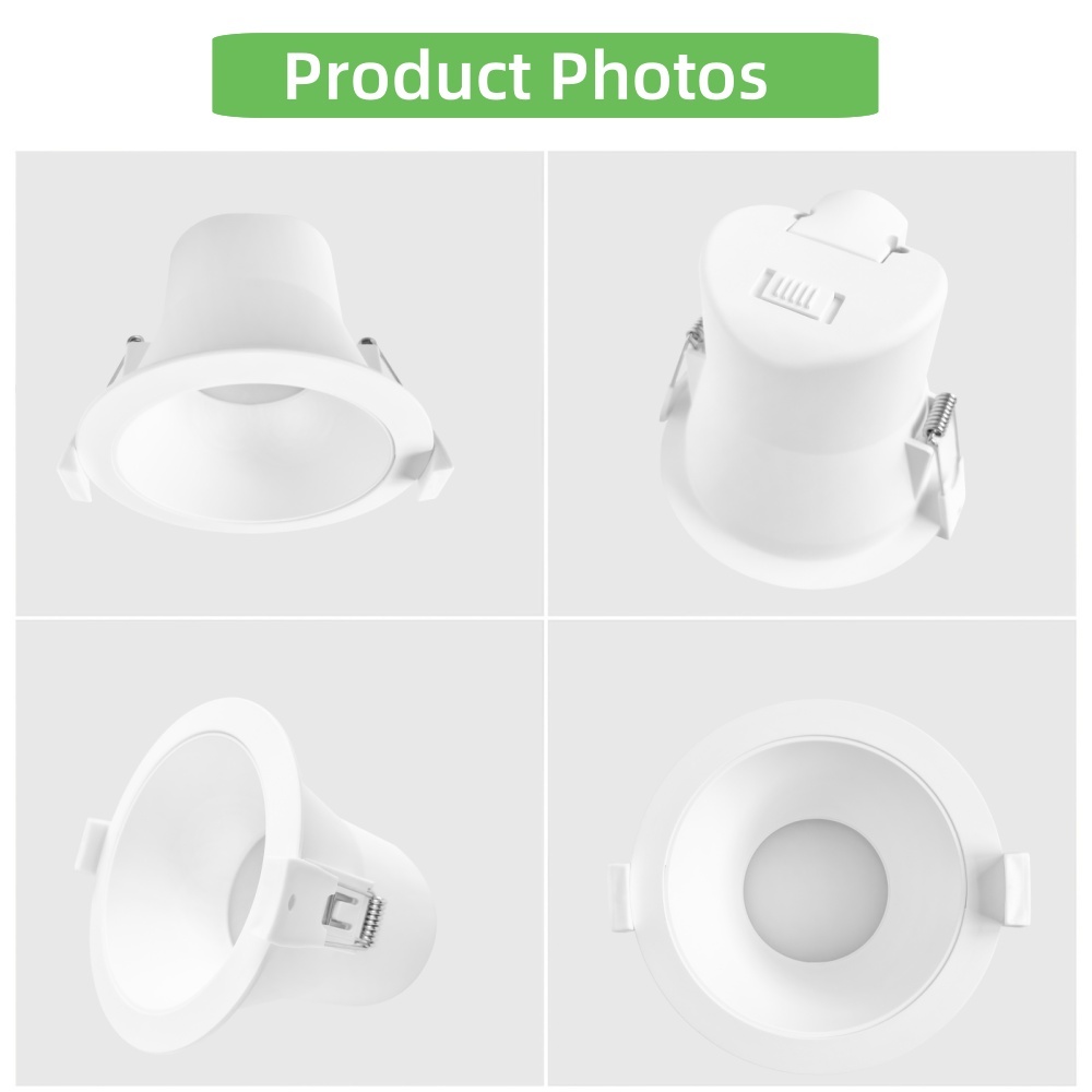 DL10.2.0  Ceiling Light Downlight 8W SAA 3CCT ip44 waterproof Anti Glare Recessed 90mm downlight tri colour ceiling spot light Australia