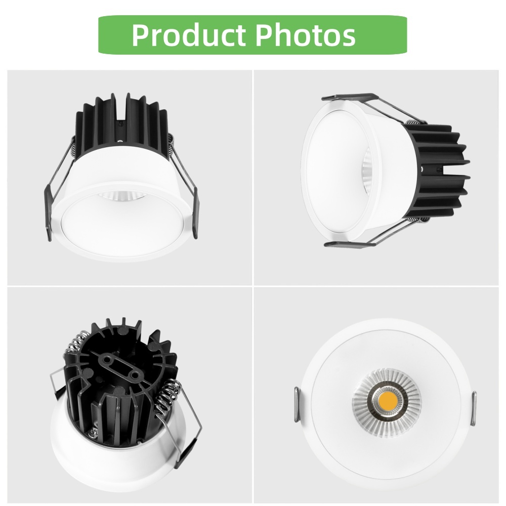 DL18 Light 11w 15w 25w embedded cob dimmable LED Modern indoor downlight embedded aluminum ceiling IP20 indoor waterproof downlight