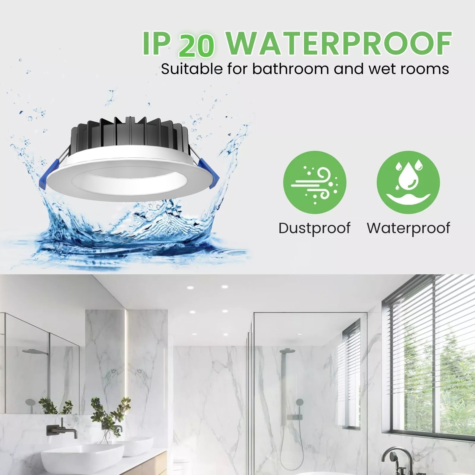 DL58 Residential LED Downlight Aluminum Dali Dimmable Recessed Ceiling Lighting 12w Fixed SMD IP20 Downlight