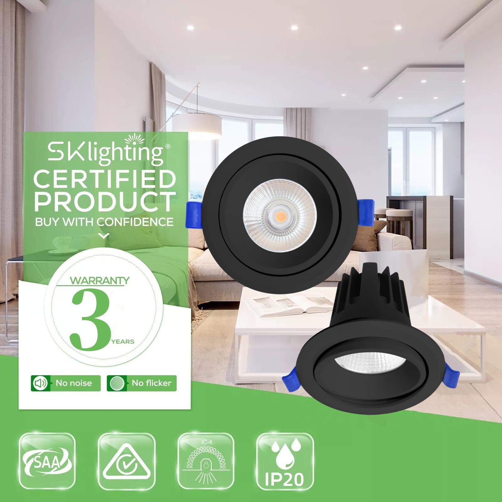 DL66-B Led Recessed Ceiling Lighting Anti Glare Downlight Prices Dimmable Cct Change Led Recessed Downlight
